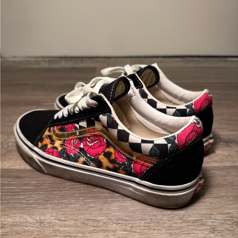 Cheetah/Floral/Checkered Vans